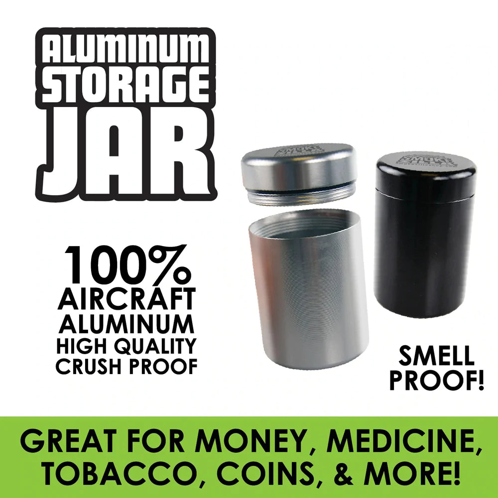 Small Storage Jars with Lids, 1.4oz Portable Aluminum Storage