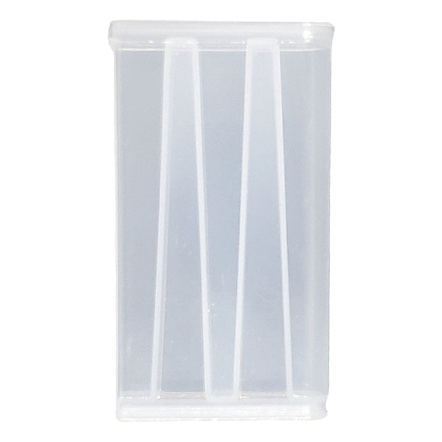 Smosi MBox5 Pre-Roll Case, Front View, Clear Plastic, Compact and Portable Design, 8pc Display
