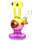 Snail Beastie Glass Dab Rig | 7.25" | 14mm F | Colors Vary