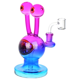 Snail Beastie Glass Dab Rig | 7.25" | 14mm F | Colors Vary