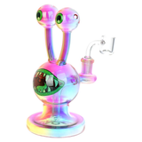 Snail Beastie Glass Dab Rig | 7.25" | 14mm F | Colors Vary