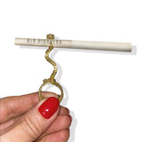 Her Highness Snake in the Grass Joint Holder Ring