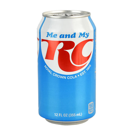 RC Cola Soda Can Diversion Stash Safe - 12oz - Front View on White Background
