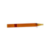 Amber 5-Inch Glass One-Hitter Pipe by Valiant Distribution, Portable Design, Side View