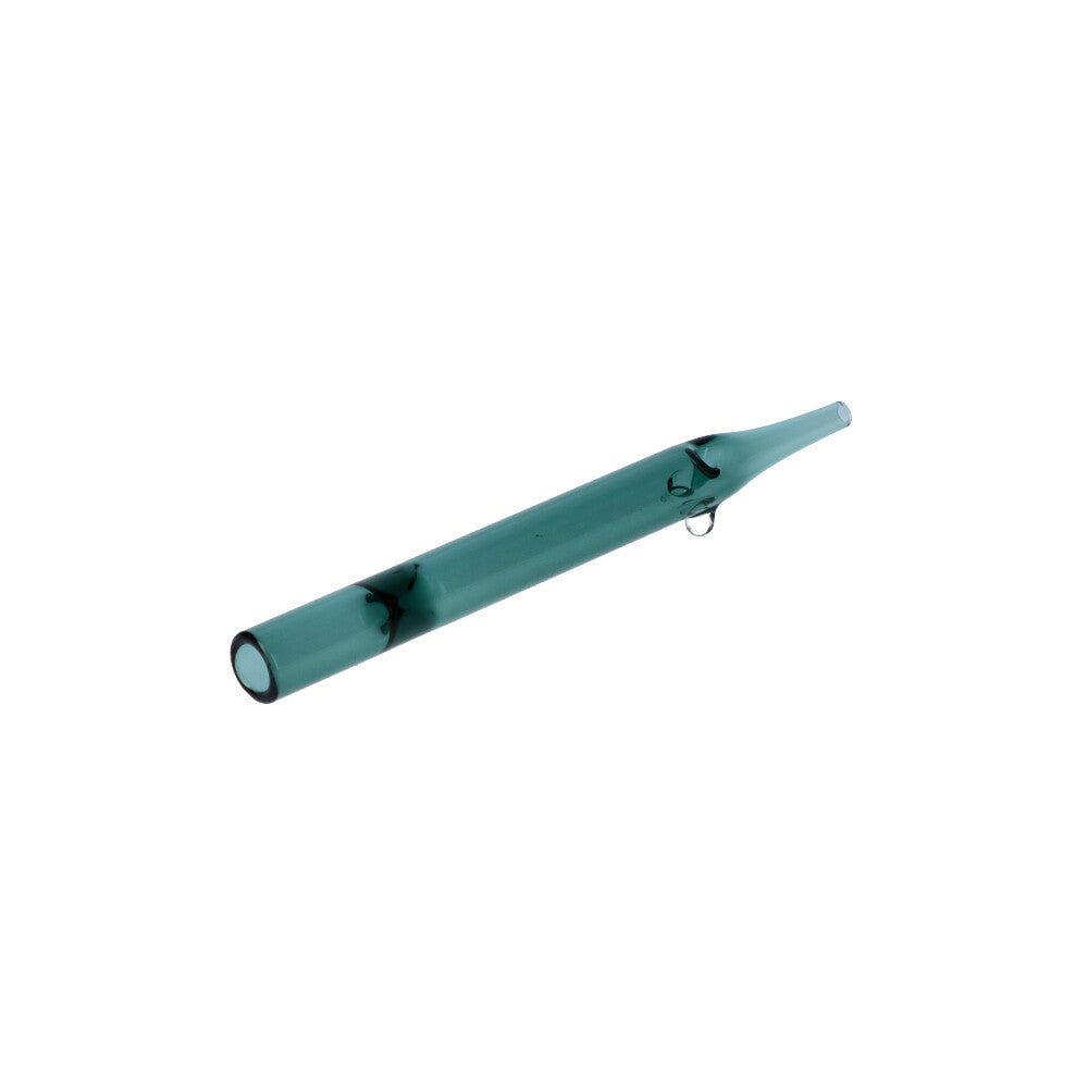 Valiant Distribution 5-Inch Teal Glass One Hitter with Compact Design for Dry Herbs