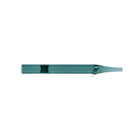 Valiant Distribution Sophisticated 5-Inch Teal Glass One Hitter for Dry Herbs, Portable Design