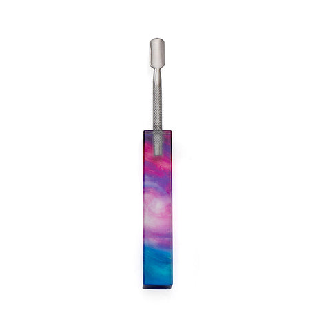 Spacescape Crystal Handle Dab Tool with Scoop - Front View on White Background