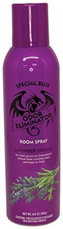 Special Blue 6.9oz Lavender Room Spray, Portable Odor Eliminator in Purple Bottle
