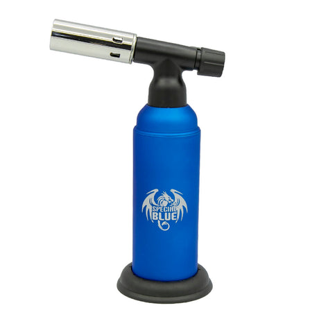 Special Blue Monster Pro 2 Torch Lighter in Blue, Portable Design for Dab Rigs, Front View