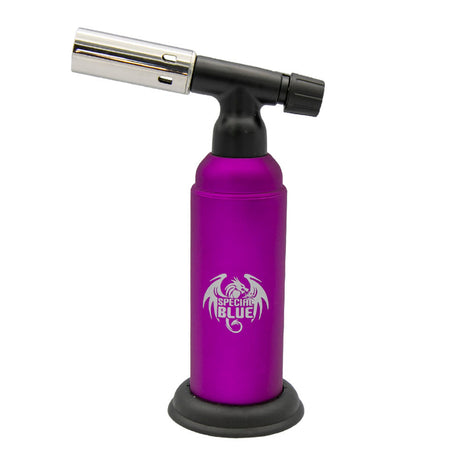 Special Blue Monster Pro 2 Torch Lighter in Purple, Portable Design, Front View