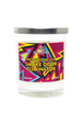 Special Blue Lily Odor Eliminator Candle, 14.8 oz, vibrant multicolor design, front view on white background