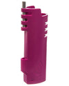 Hemplights Spooly in Purple with Hemp Wick Dispenser & Poker for BIC Mini Lighter, Front View