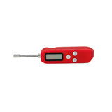 Stache Products Digitul Microdose Scale in Red, Portable Pocket Size, Front View on White Background