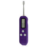 Stache Products Digitul Microdose Scale in blue, portable pocket-sized design, front view on white background