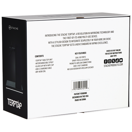 Stache Products Terp Tap Portable Vaporizer | 3000mAh