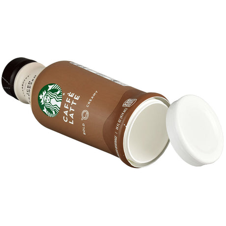 Starbucks Coffee Latte Diversion Safe with Screw-Top Lid, 14oz - Side View
