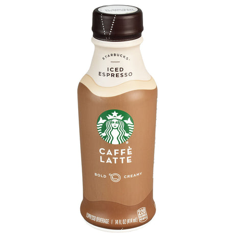Starbucks Coffee Latte 14oz Diversion Stash Safe - Front View on White Background