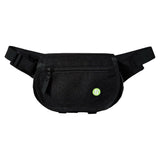Stashlogix Durango Lockable Stash Sling Bag in Black, Front View, Compact & Smell-Proof