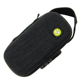 Stashlogix Silverton Lockable Stash Case in Black, Portable and Smell-Proof