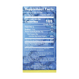 Stinger Whole Body Detox 8 oz - Blue - Nutritional Facts Label View