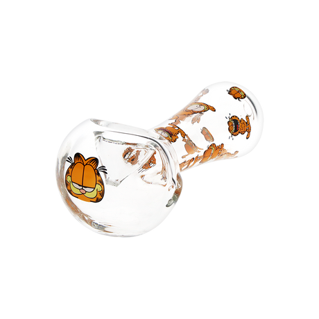 Stoned Orange Cat Glass Spoon Pipe | 4.5" | 3ct Bundle