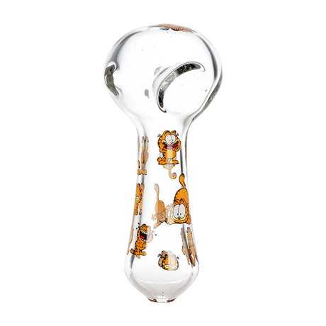 Stoned Orange Cat Glass Spoon Pipe | 4.5" | 3ct Bundle