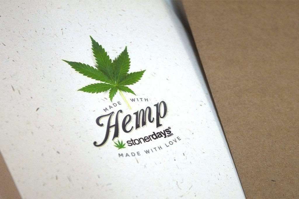 Close-up of StonerDays Hemp Cards, eco-friendly novelty gift, 8.5" x 5.5" size