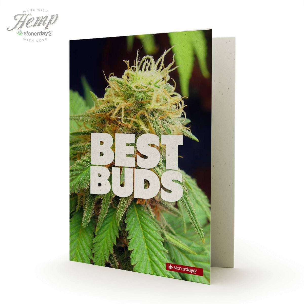 BEST BUDS HEMP GREETING CARD