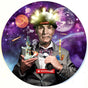 StonerDays Bill Nye-themed 8" Dab Mat with cosmic background, perfect for bongs and concentrates
