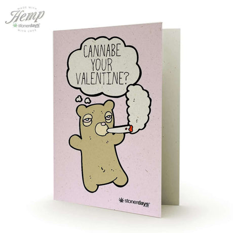 Cannabe Your Valentine Hemp Valentine's Day Card
