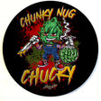 StonerDays Chunky Nug Chucky Dab Mat with vibrant cartoon design, 8" diameter, top view