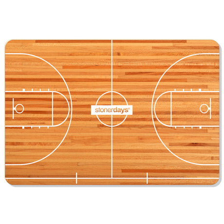 StonerDays Dabsketball Court Dab Mat with rubber base and polyester top, 1/4" thick