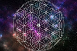 StonerDays Flower of Life Space Dab Mat, 12" x 8" Polyester, Cosmic Design