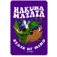 StonerDays Hakuna Matata themed silicone dab mat with vibrant purple background