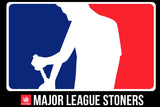 StonerDays Major League Stoners Dab Mat with red, white, and blue design, 12" x 8" size
