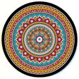 StonerDays Minds Eye Mandala Dab Mat, 8" round polyester pad with vibrant mandala design