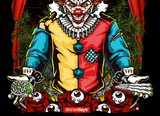 StonerDays Mr. Toker Joker Dab Mat with vibrant clown design, 8" diameter, polyester and silicone