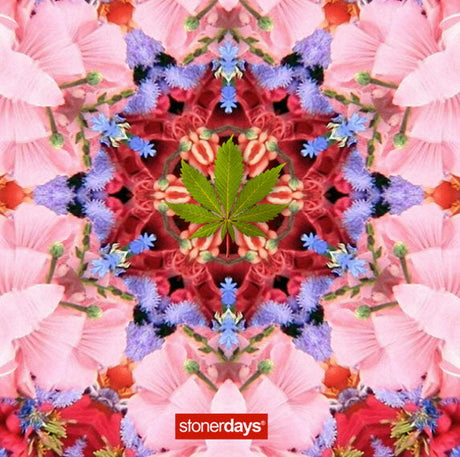 StonerDays Pink Orchid Kaleidoscope Dab Mat