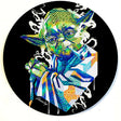 StonerDays 8" Pop Art Jedi Master Dab Mat with vibrant colors and non-slip rubber base