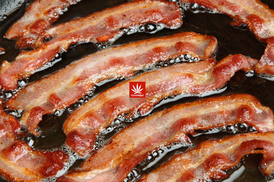 StonerDays Sizzlin Bacon Dab Mat with Rubber Material, 1/4" Thickness, for Bongs - Top View