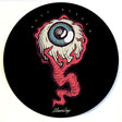 StonerDays The Red Eye Dab Mat, 8" Polyester & Rubber, Top View