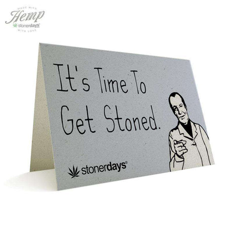 TIME TO GET STONED HEMP CARDS