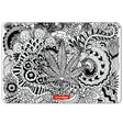 StonerDays Trippy Dreams Large Creativity Mat with intricate psychedelic patterns, 12" x 8" size