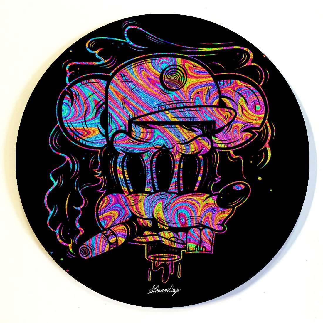 StonerDays Trippy Mouse Dab Mat