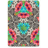 StonerDays Trippy Succulents Dab Mat with vibrant green and pink design, top view on white background