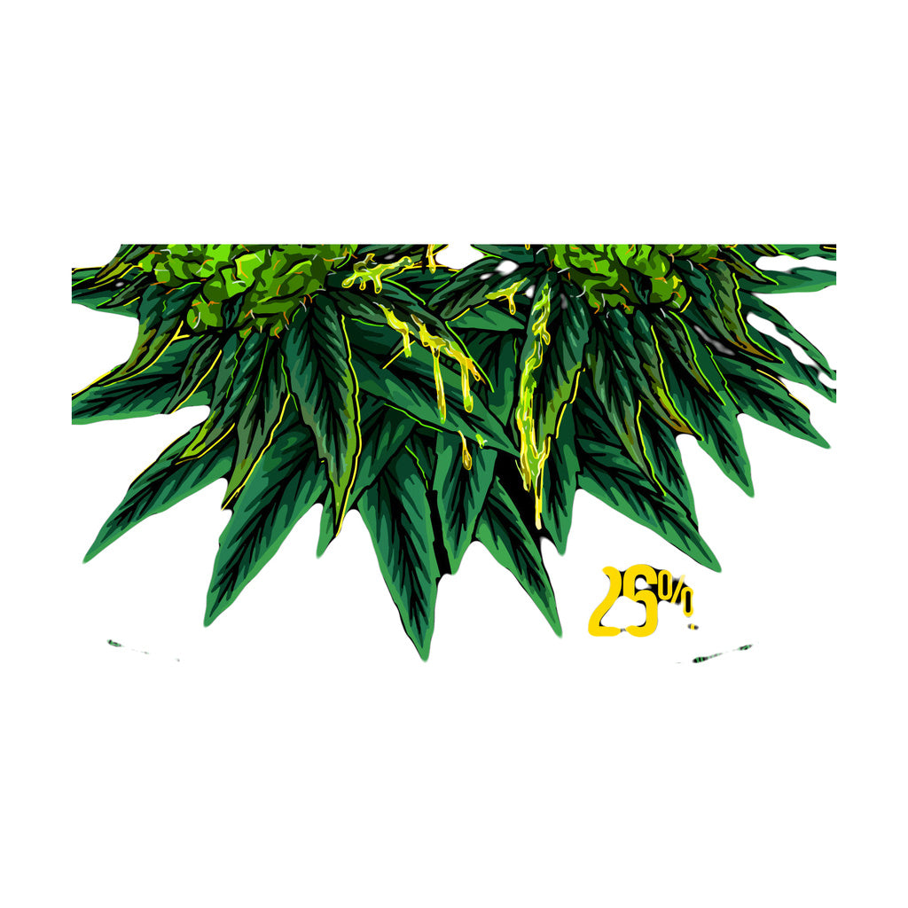 StonerDays Venom OG Hoodie with cannabis leaf design and THC percentage graphic