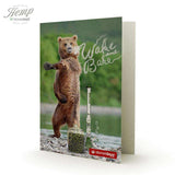 WAKE AND BAKE BEAR HEMP CARDS