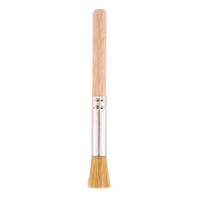 Storz & Bickel Cleaning Brush with Wooden Handle for Vaporizers, Front View