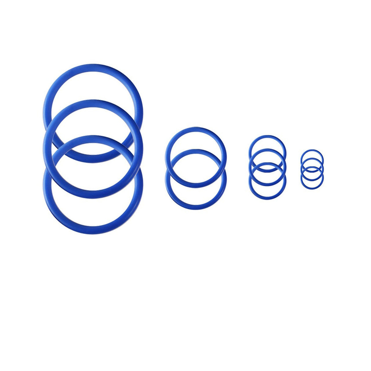 Storz & Bickel Crafty Vaporizer Blue Rubber Seal Ring Set on White Background