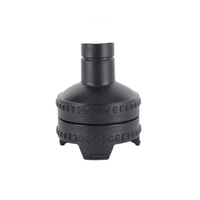 Storz & Bickel Easy Valve Housing for Vaporizers, durable black design, front view on white background